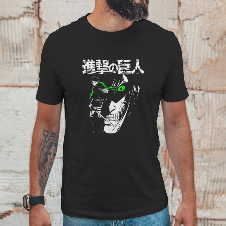 Attack On Titan Eren Jaeger Glow Unisex T-Shirt Gifts for Him