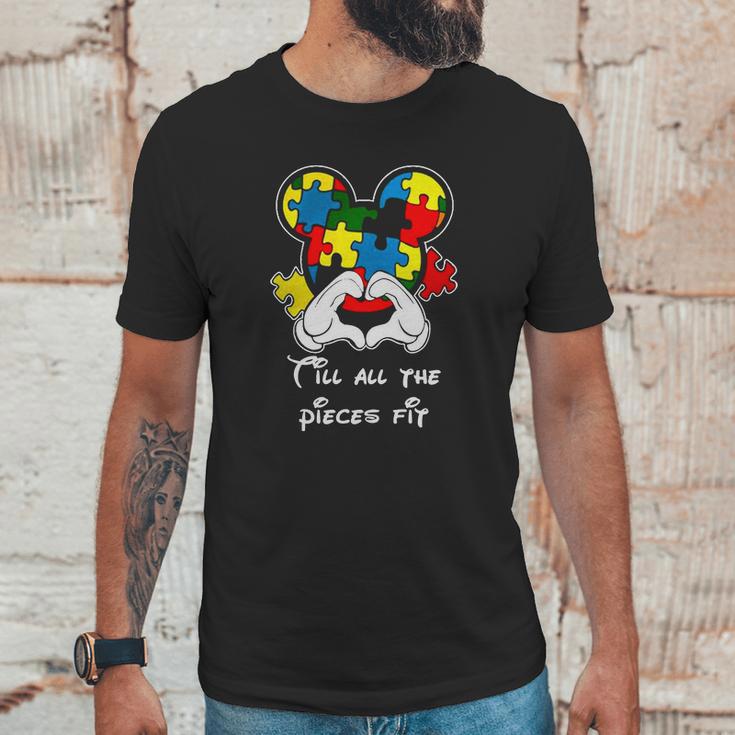 Austim Mouse Cartoon - Austim AwarenessShirt Unisex T-Shirt Gifts for Him