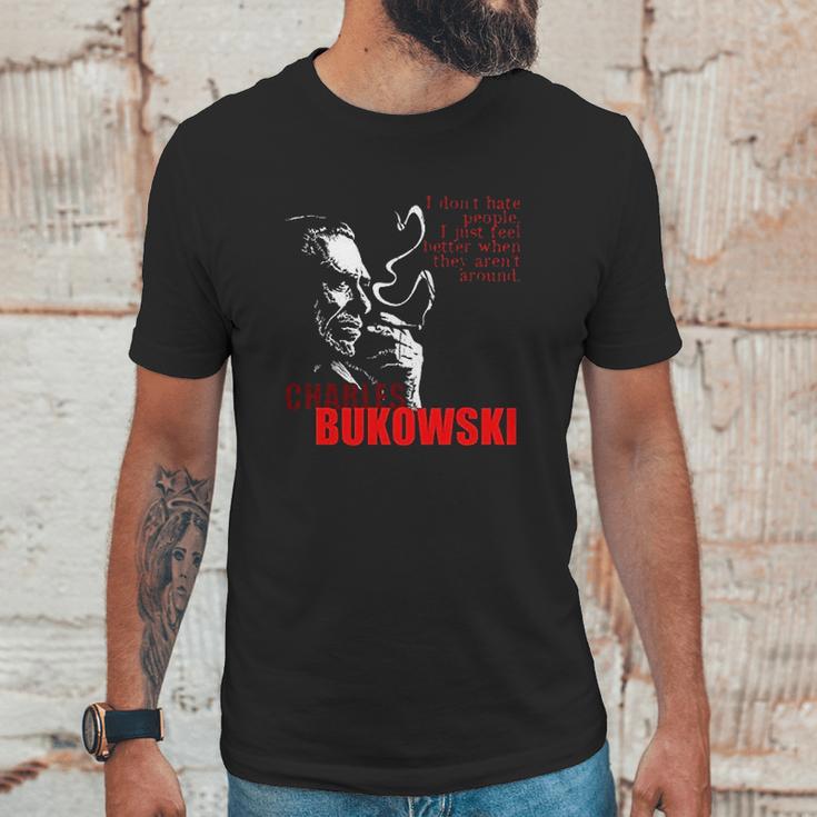 Author Charles Bukowski Tee 48 Unisex T-Shirt Gifts for Him