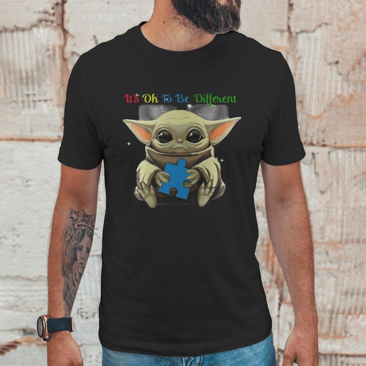 Baby Yoda It’S Ok To Be Different Unisex T-Shirt Gifts for Him