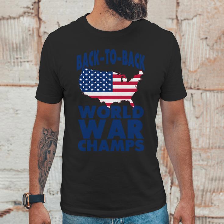 Back To Back World War Champs Usa Unisex T-Shirt Gifts for Him