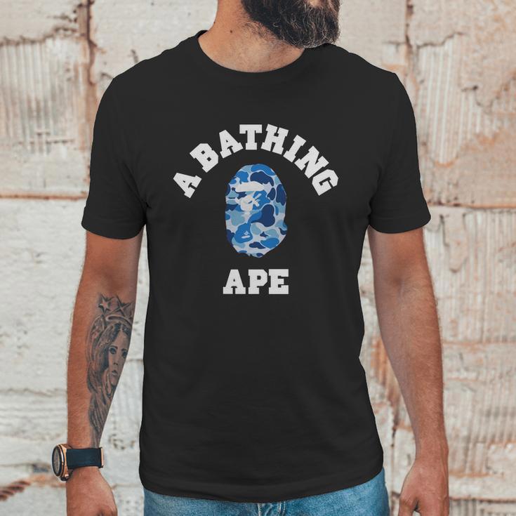 Bape Abc Blue Camo Hoodies Unisex T-Shirt Gifts for Him