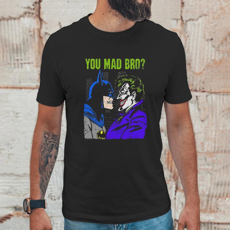 Batman Joker Mad Bro Unisex T-Shirt Gifts for Him