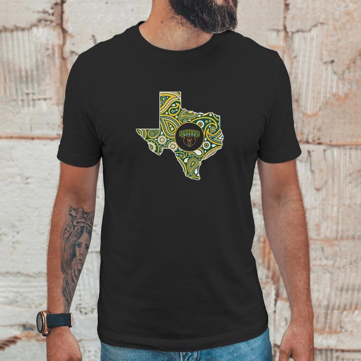 Baylor Bears Paisley State Ver 2 Apparel Unisex T-Shirt Gifts for Him