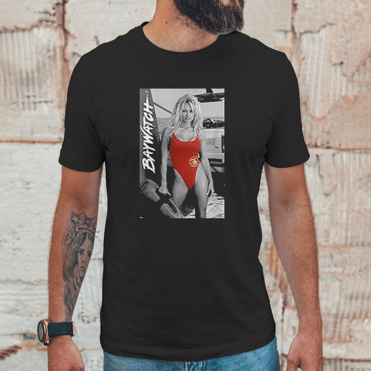 Baywatch Pamela Anderson Red Swim Suit Unisex T-Shirt Gifts for Him