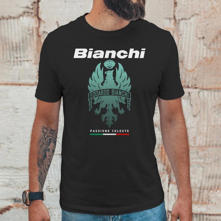 Bianchi Passione Celeste Unisex T-Shirt Gifts for Him