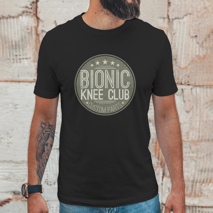 Bionic Knee Replacement Surgery T-Shirt Muscle Joint Unisex T-Shirt Gifts for Him