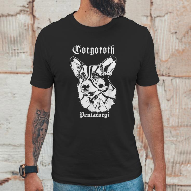 Black Metal Corgi Corgoroth Gorgoroth Unisex T-Shirt Gifts for Him