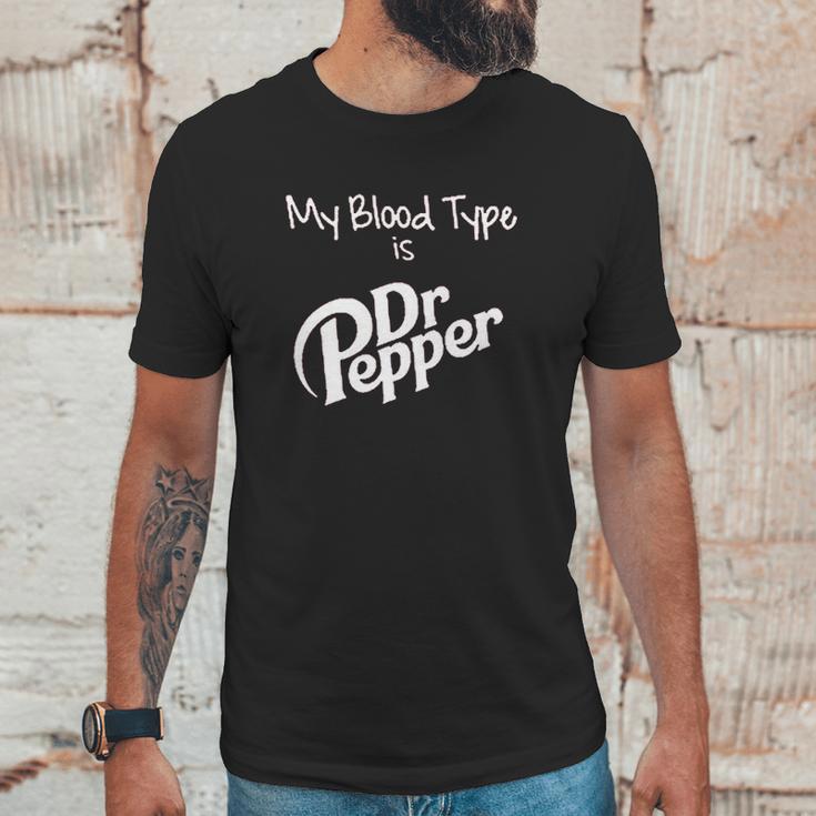 My Blood Type Is Dr Pepper Unisex T-Shirt Gifts for Him