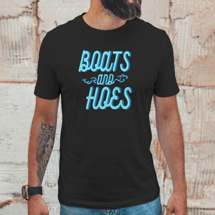 Boats And Hoes Funny Fashion Unisex T-Shirt Gifts for Him