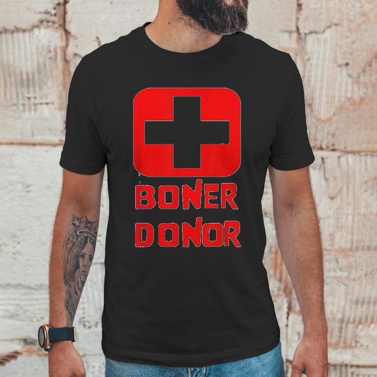 Boner Donor Doner Funny Unisex T-Shirt Gifts for Him