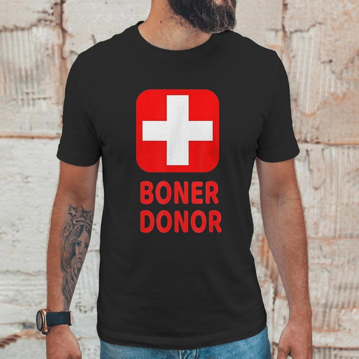 Boner Donor Funny Unisex T-Shirt Gifts for Him