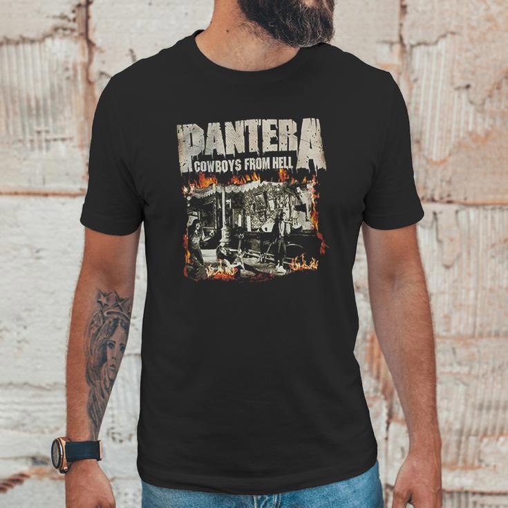 Bravado Pantera Cowboys From Hell Black Unisex T-Shirt Gifts for Him