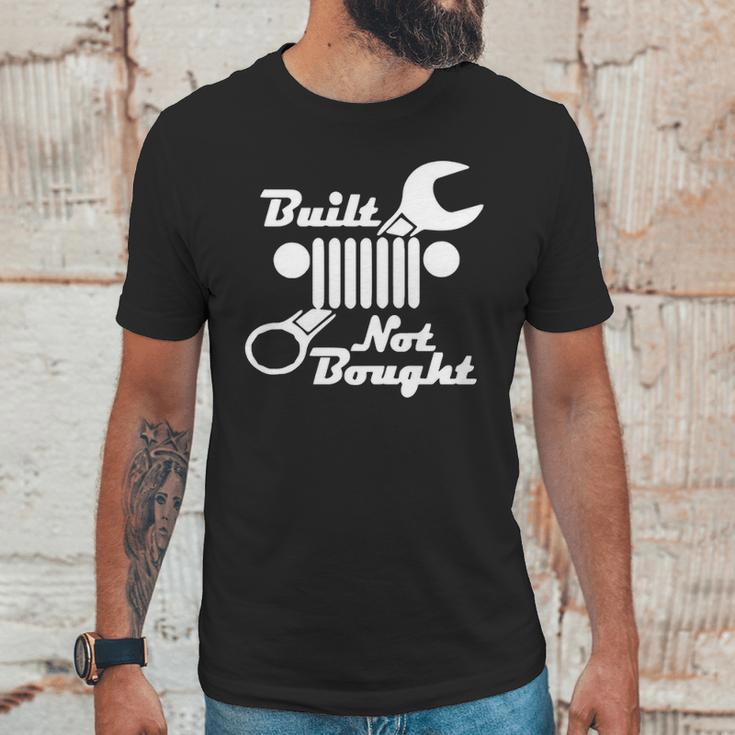 Built The Jeep Not Bought It Gift For Jeep Lovers Unisex T-Shirt Gifts for Him