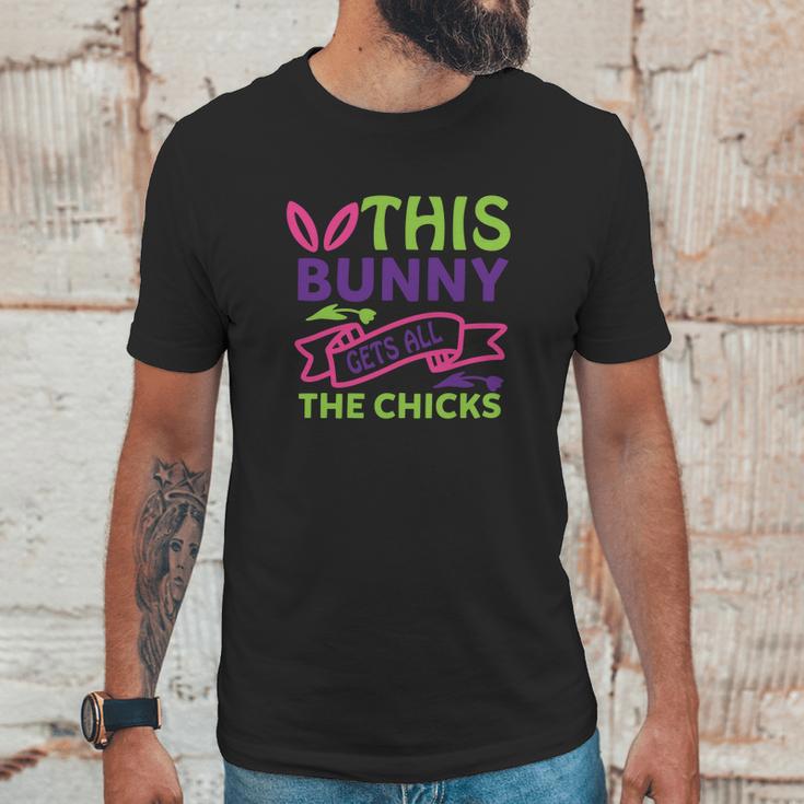 This Bunny Gets All The Chicks Simple Unisex T-Shirt Gifts for Him