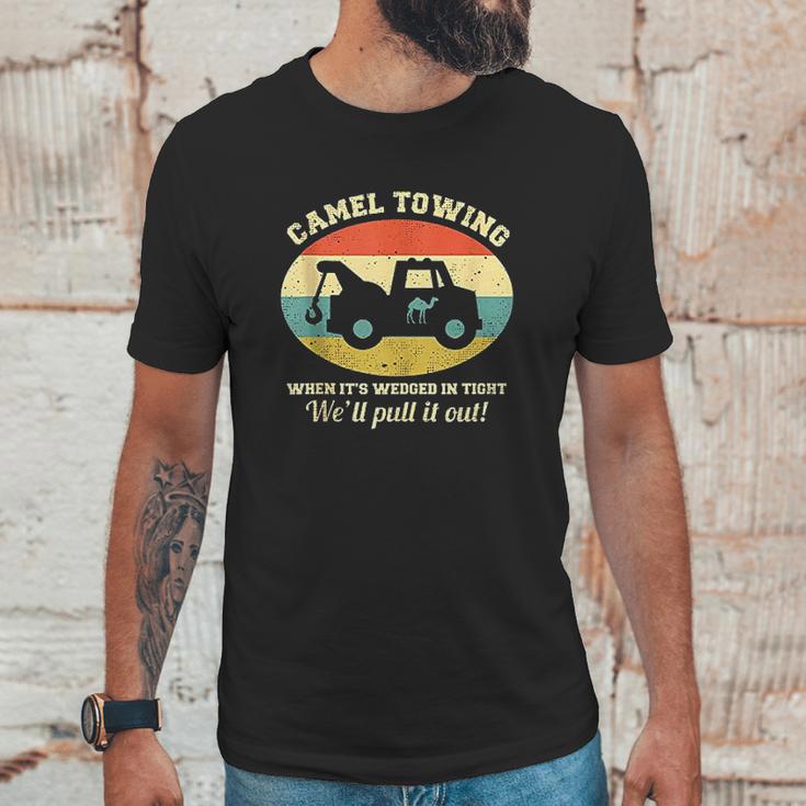 Camel Towing Retro Unisex T-Shirt Gifts for Him