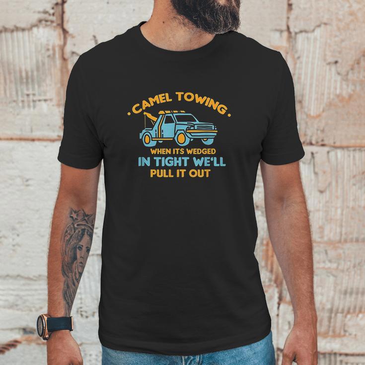 Camel Towing Successfully Pulling Out Unisex T-Shirt Gifts for Him