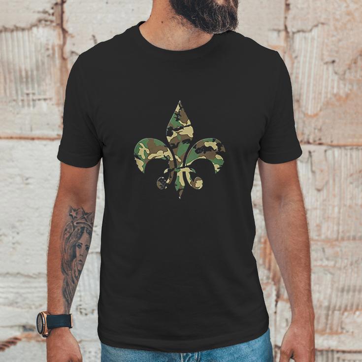 Camo New Orleans Nola Style Vintage Unisex T-Shirt Gifts for Him