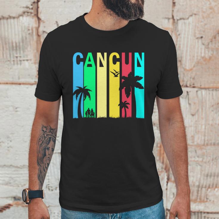 Cancun Retro Logo Unisex T-Shirt Gifts for Him