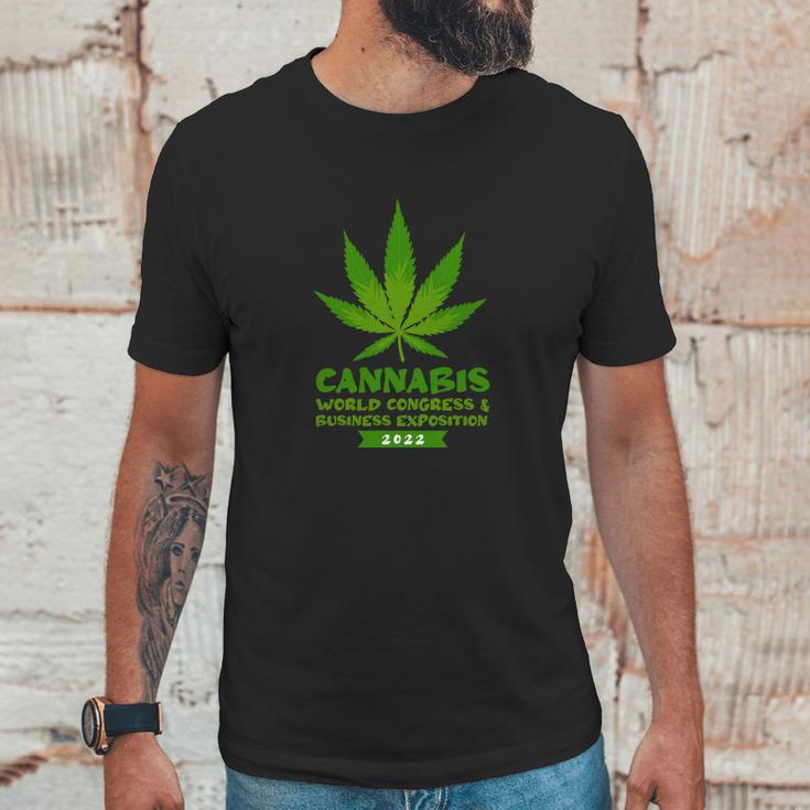 Cannabis World Congress Graphic Design Printed Casual Daily Basic Unisex T-Shirt Gifts for Him