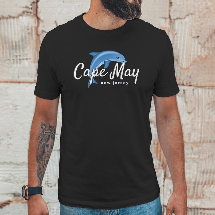 Cape May Dolphin Beach Unisex T-Shirt Gifts for Him