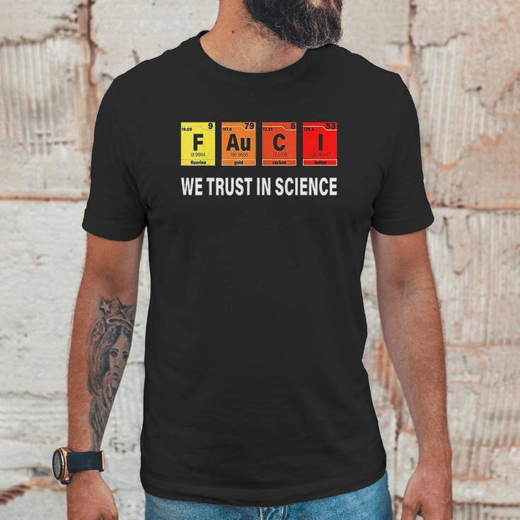 Chemistry Fauci Elements Periodic Table F Au C I Unisex T-Shirt Gifts for Him