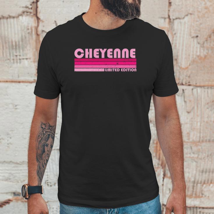 Cheyenne Name Personalized Retro Vintage 80S 90S Birthday Unisex T-Shirt Gifts for Him