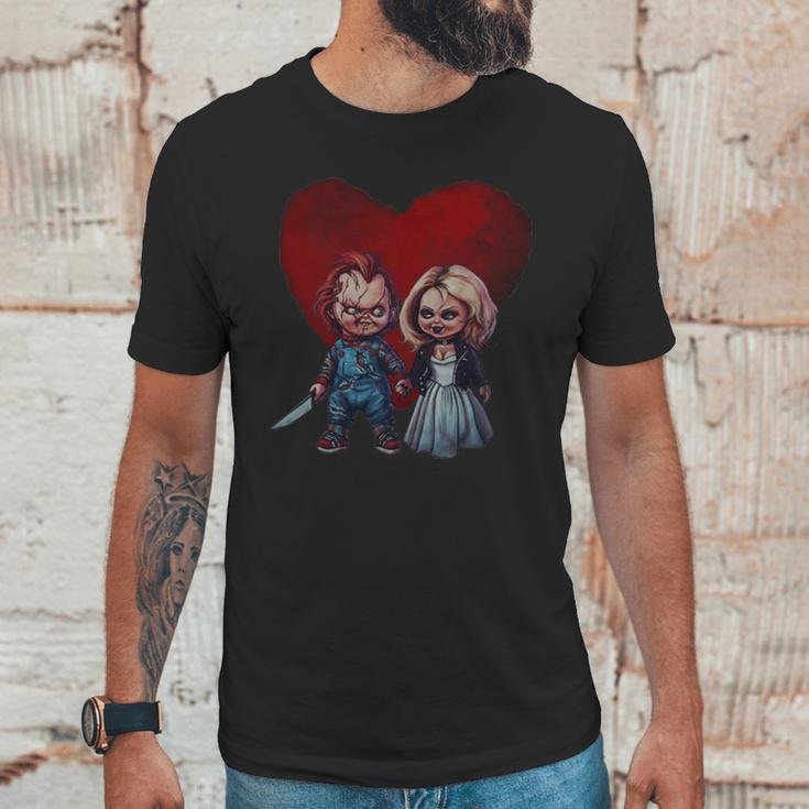 Chucky Love Tiffany Horror Lover Shirt Unisex T-Shirt Gifts for Him