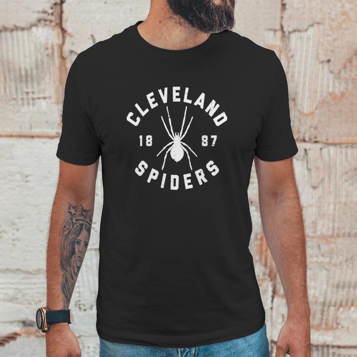 Cleveland Spiders Vintage Tee White Print Unisex T-Shirt Gifts for Him