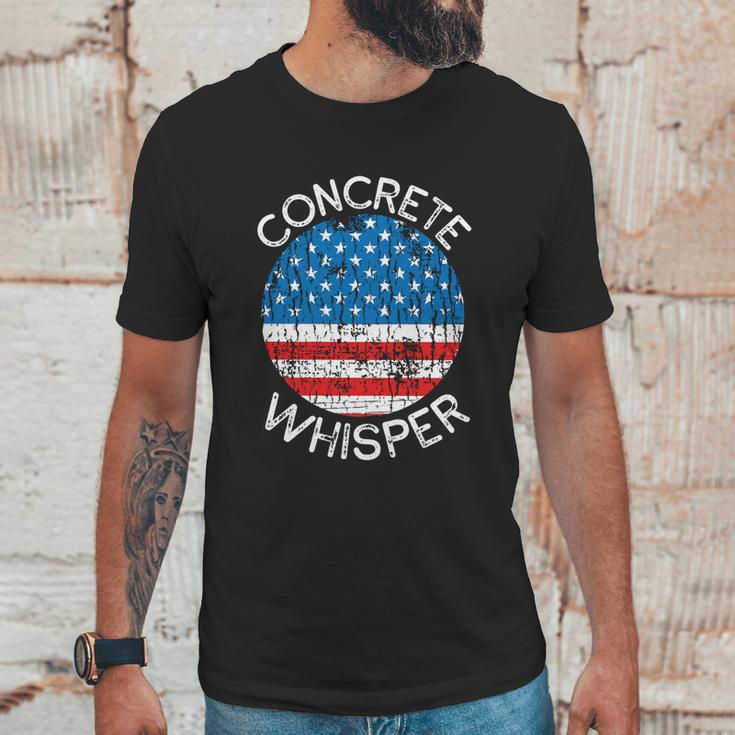 Concrete Whisper Construction Union Worker Labor Day Cool Gift Graphic Design Printed Casual Daily Basic Unisex T-Shirt Gifts for Him