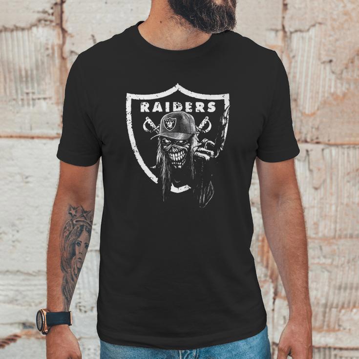 Cool Raiders Shirt With Eddie From Iron Maiden Unisex T-Shirt Gifts for Him