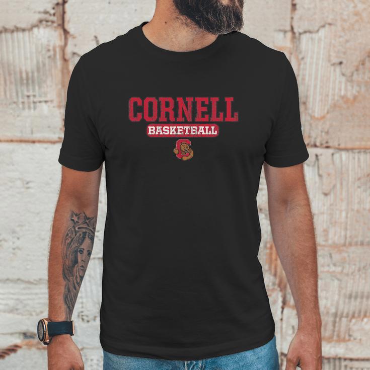 Cornell Big Red Basketball Icon Neutral Unisex T-Shirt Gifts for Him