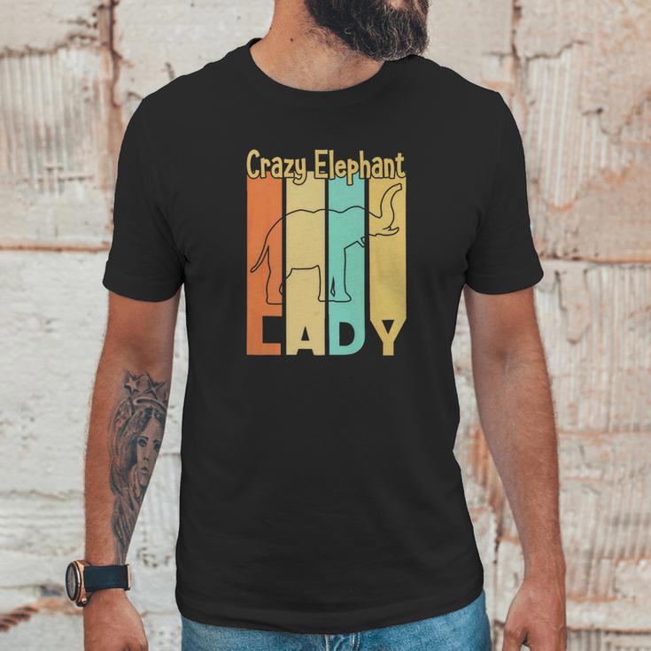 Crazy Elephant Lady 2 Unisex T-Shirt Gifts for Him