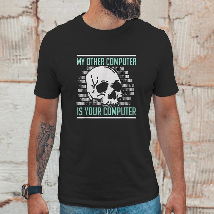 Cyber Hacker Computer Security Expert Cybersecurity Unisex T-Shirt Gifts for Him