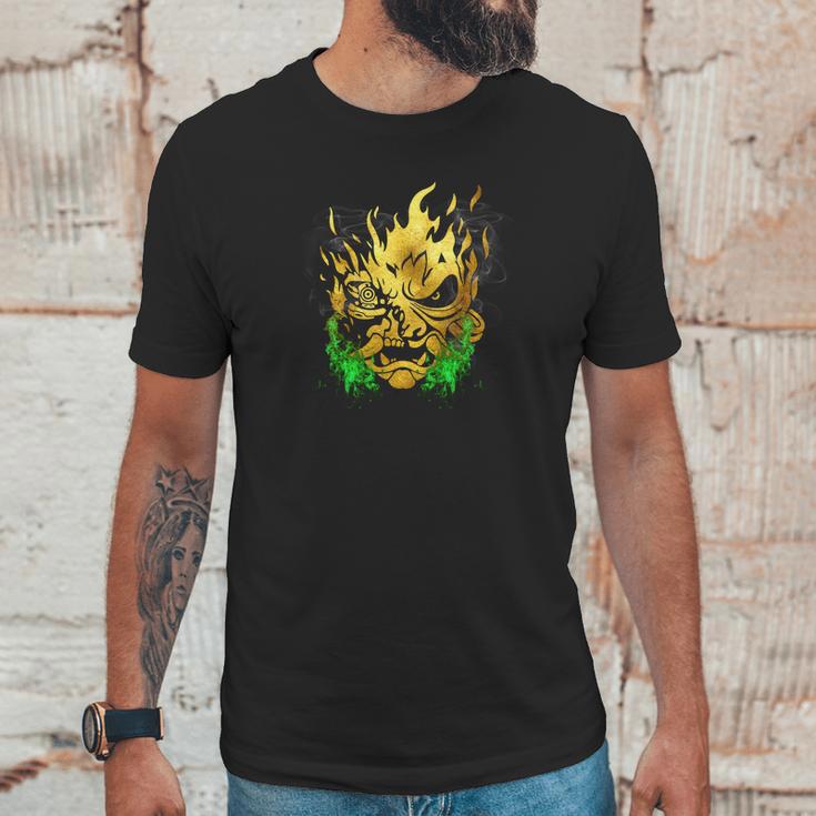 Cyberpunk 2077 Samurai Gold Unisex T-Shirt Gifts for Him