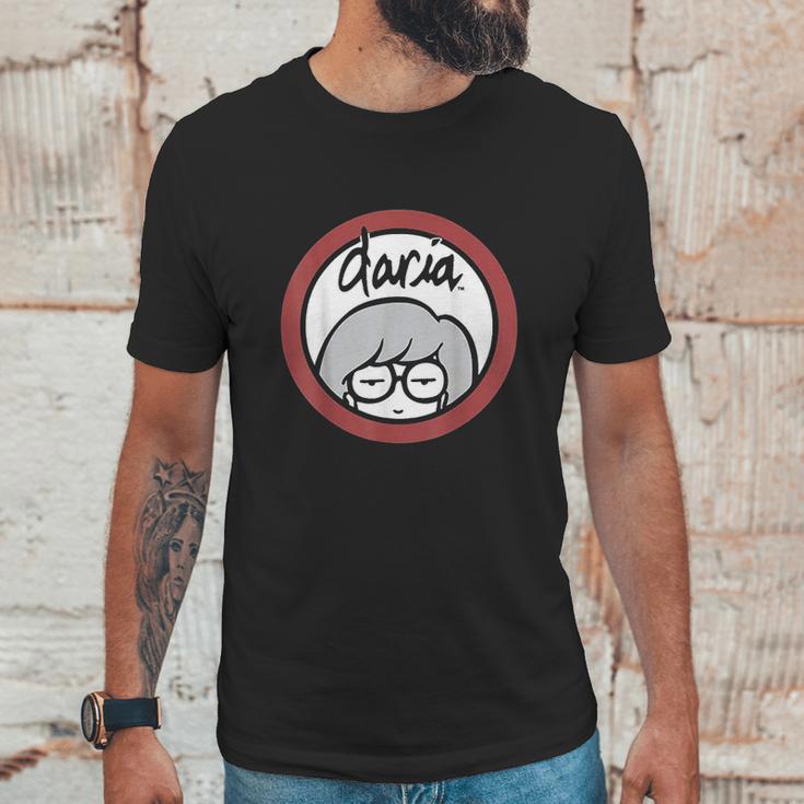 Daria Classic Red Outline Unisex T-Shirt Gifts for Him