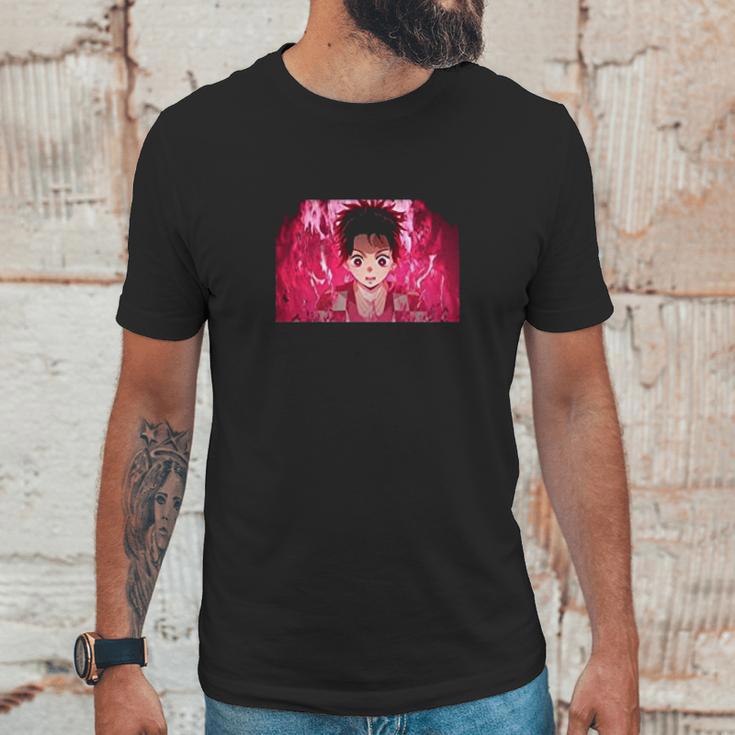 Demon Slayer Red Fire Unisex T-Shirt Gifts for Him