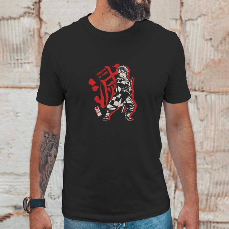 Demon Slayer Graphic Red Unisex T-Shirt Gifts for Him