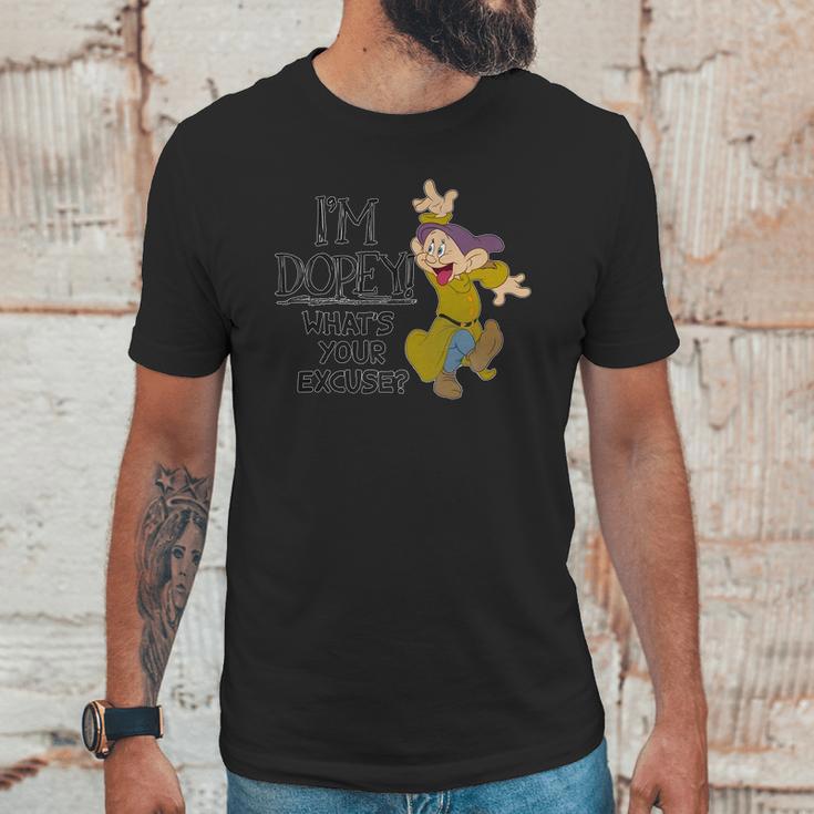 Disney Snow White Im Dopey Whats Your Excuse T-Shirt Unisex T-Shirt Gifts for Him