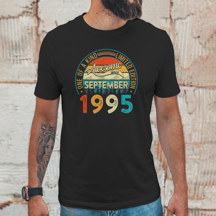 Distressed Vintage Awesome Since September 1995 26 Years Old Unisex T-Shirt Gifts for Him