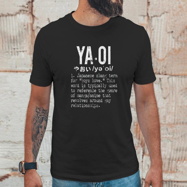 Distressed Yaoi Definition Bl Boys Love Unisex T-Shirt Gifts for Him