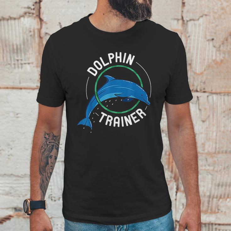 Dolphin Trainer Animal Tamer Gift Marine Mammal Trainer Unisex T-Shirt Gifts for Him