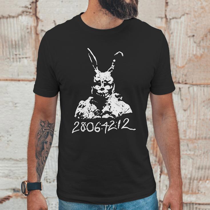 Donnie Darko 28 06 42 12 Frank Bunny Rabbit Unisex T-Shirt Gifts for Him