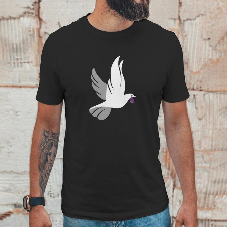 Dove Shedding A Purple TearShirt Unisex T-Shirt Gifts for Him