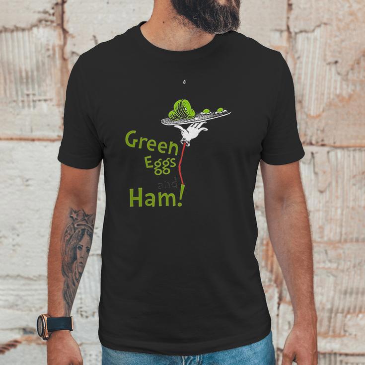 Dr Seuss Green Eggs And Ham Title Unisex T-Shirt Gifts for Him