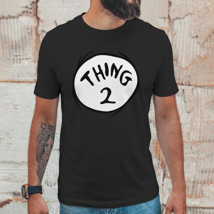 Dr Seuss Thing 2 Emblem Red Unisex T-Shirt Gifts for Him