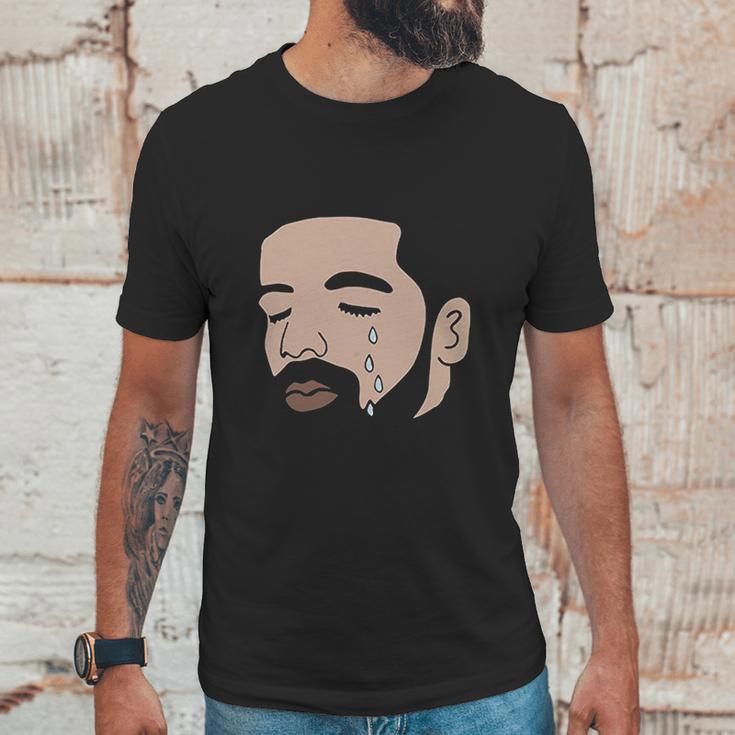 Drake Crying Black Unisex T-Shirt Gifts for Him