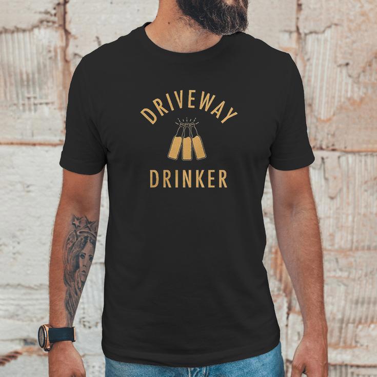 Driveway Drinker Social Distancing Unisex T-Shirt Gifts for Him