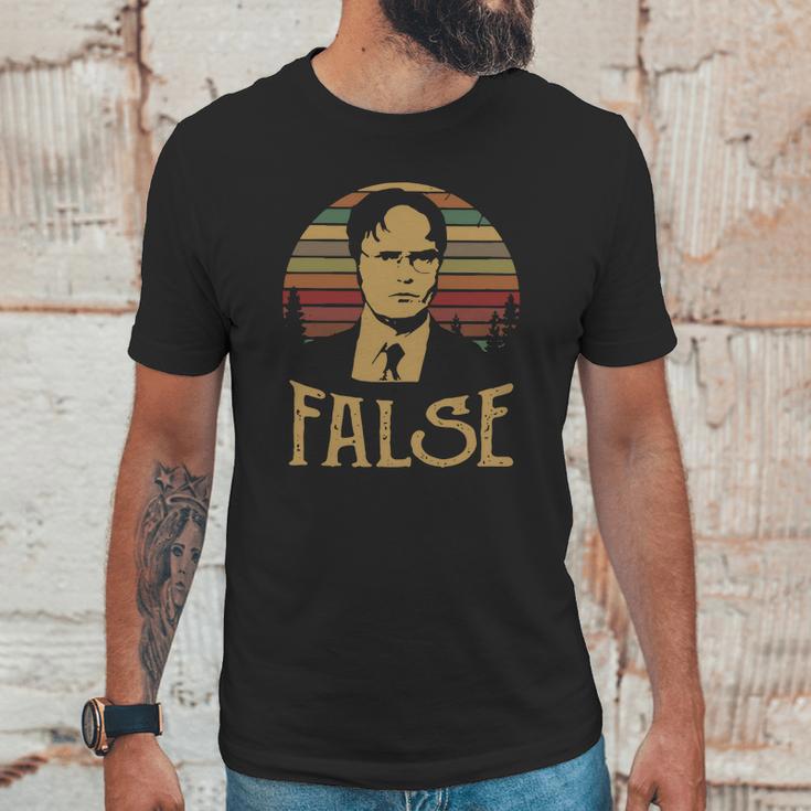 Dwight Schrute False Vintage Unisex T-Shirt Gifts for Him