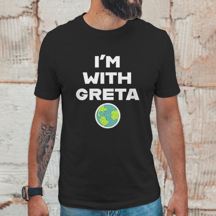 Earth Day Climate Change Im With Greta Science Unisex T-Shirt Gifts for Him